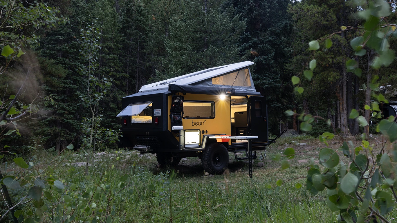 Bean Squared flagship overland trailer