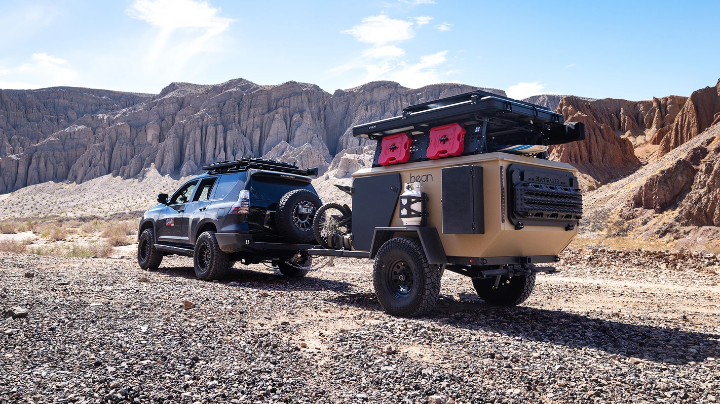 Bean Pod teardrop trailer
