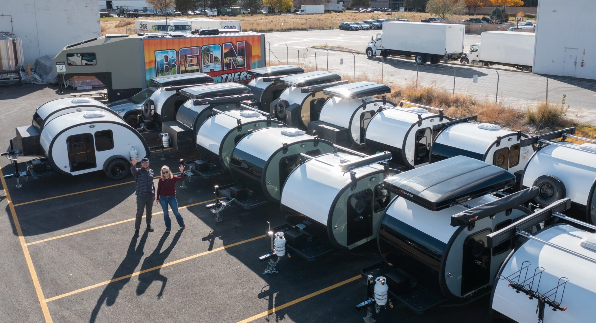 Finished Bean trailers at our Salt Lake City facility